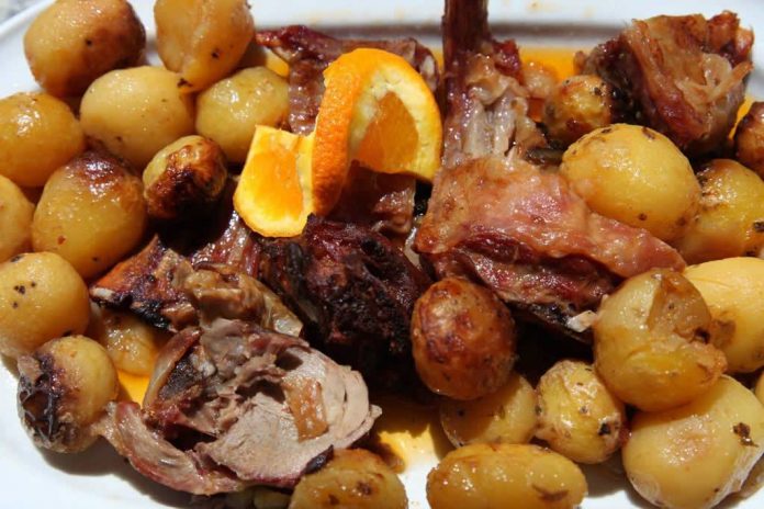 Cabrito Assado Forno