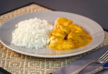 Caril de Frango Caril de Frango com arroz