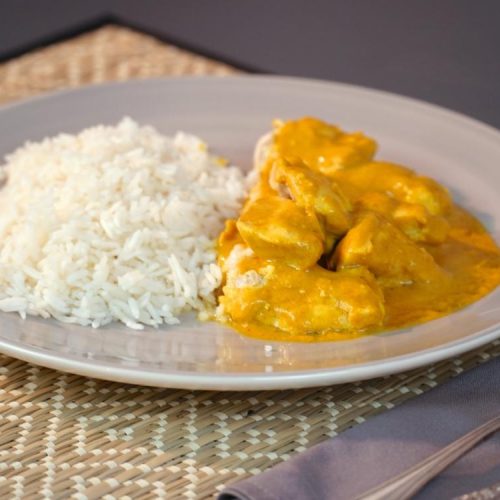 Caril de Frango com arroz
